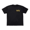 Black Fuzigish Doggy t-shirt showing the yellow Fuzigish chest logo.